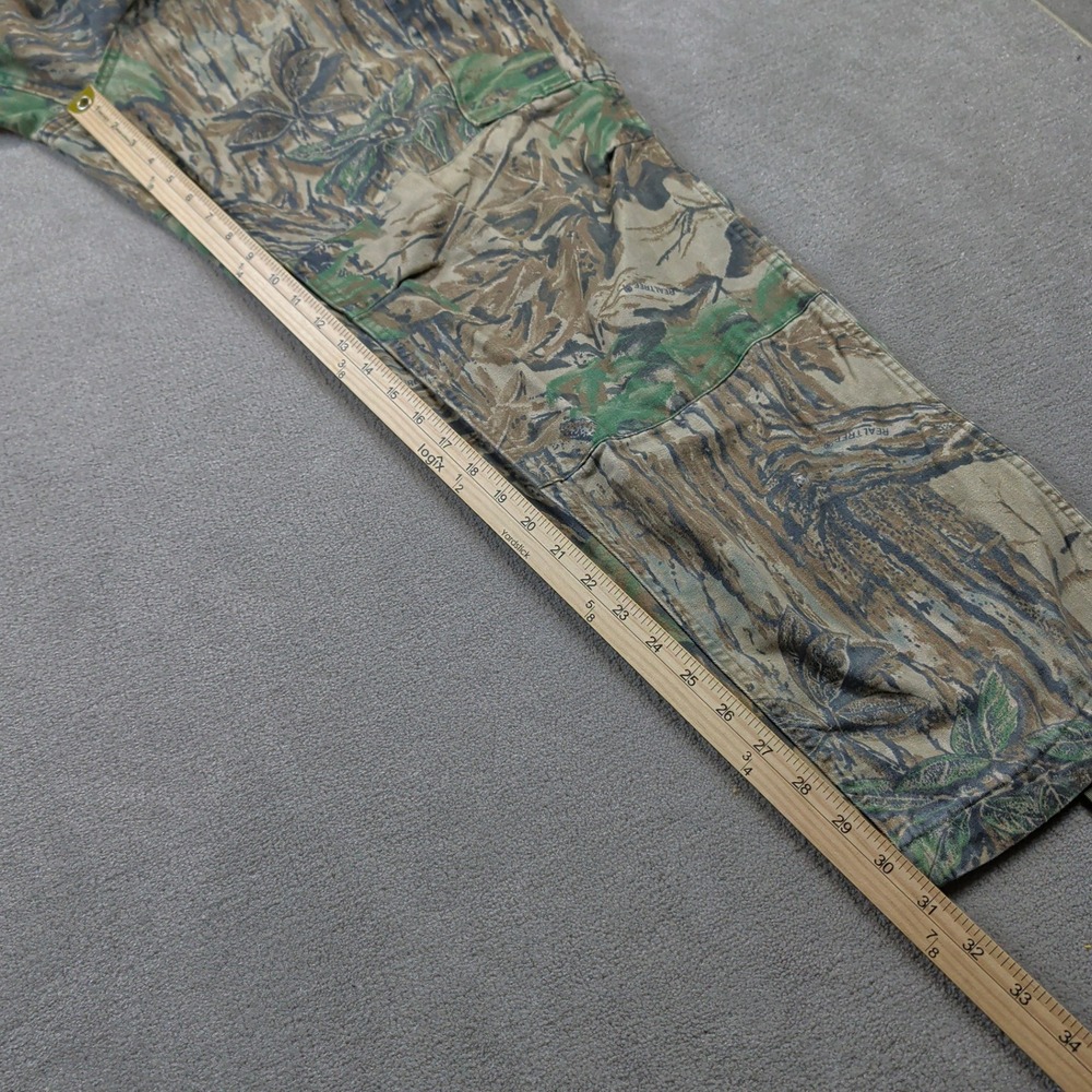 Rattlers Brand Size L Mens Realtree Camo Cargo Pants Made in USA Cotton Hunting - Picture 7 of 10
